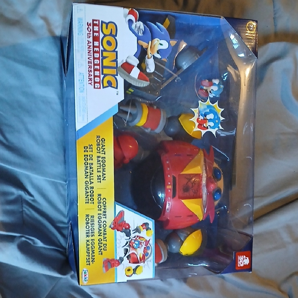 Sonic the Hedgehog Giant Eggman Robot Playset - Red & Yellow